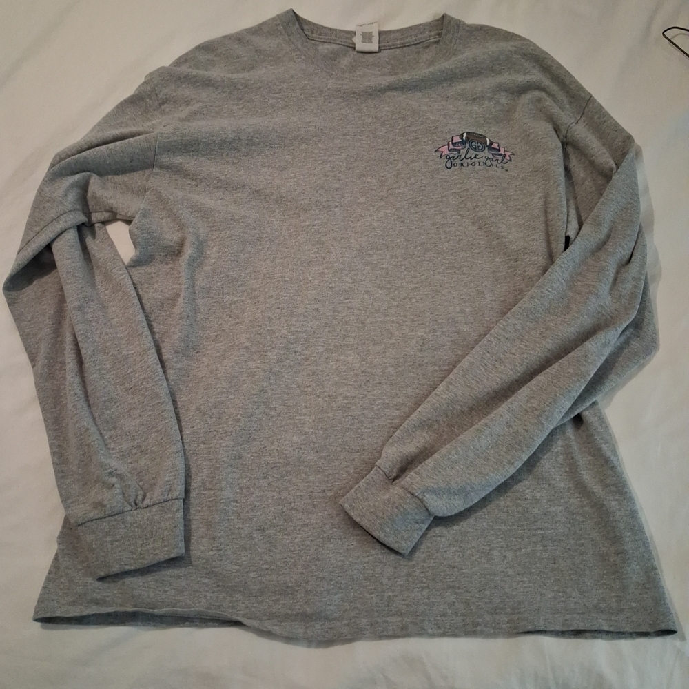 Women's Gray Long Sleeve Tee